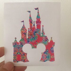 Island Seacret castle vinyl decal